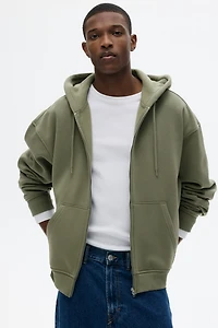 Loose-Fit Hooded Jacket