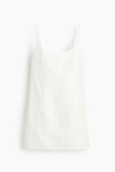 Embroidered Mini Dress