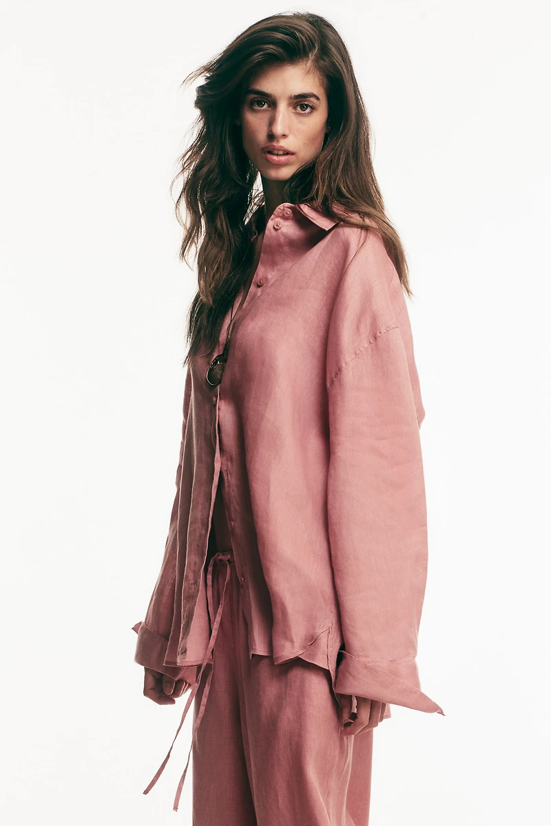 Oversized Linen Shirt