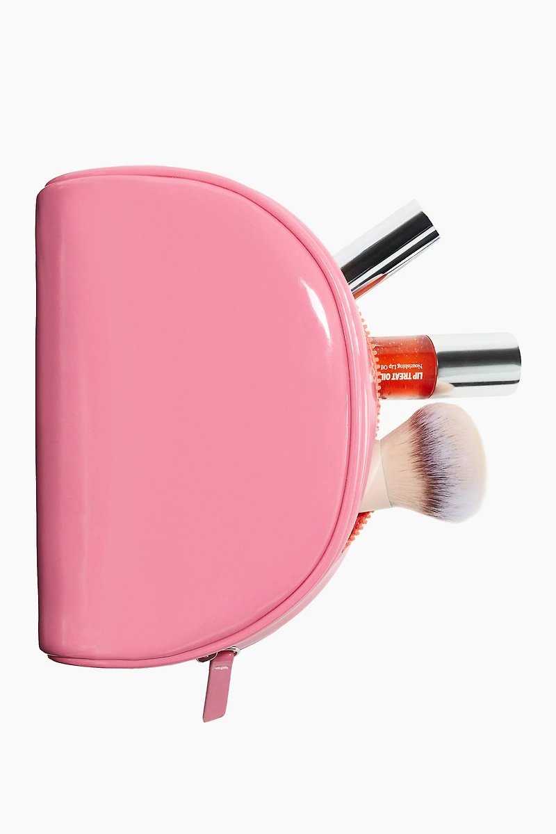 Dome-Shaped Makeup Bag