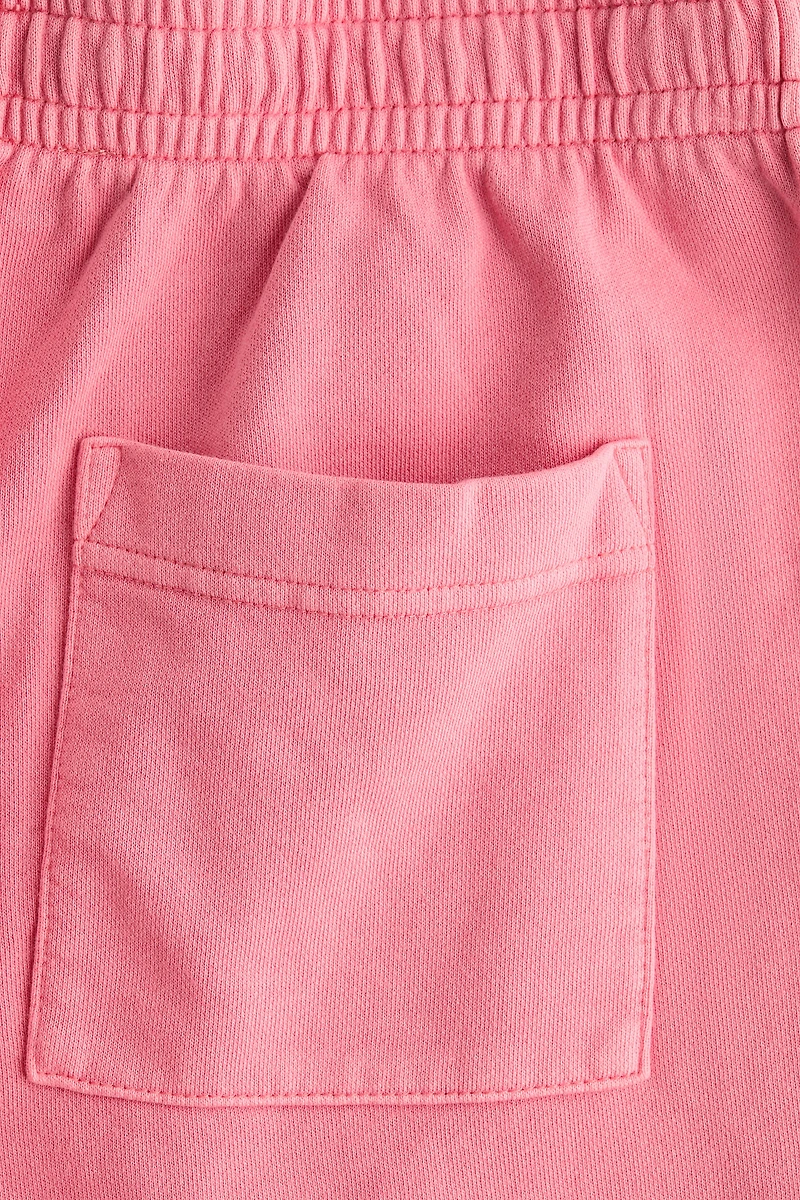 Washed Cotton Sweatshorts