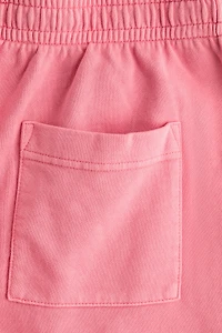 Washed Cotton Sweatshorts