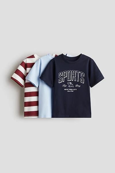 Lot de 3 T-shirts en coton