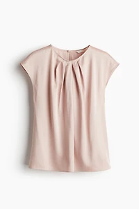 Pleat-Front Blouse