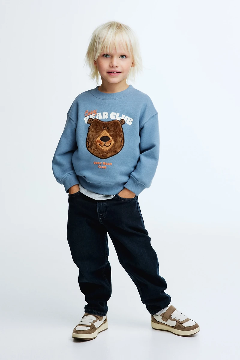 Printed Crewneck Sweatshirt