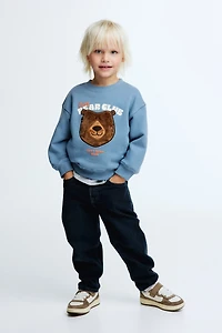 Printed Crewneck Sweatshirt