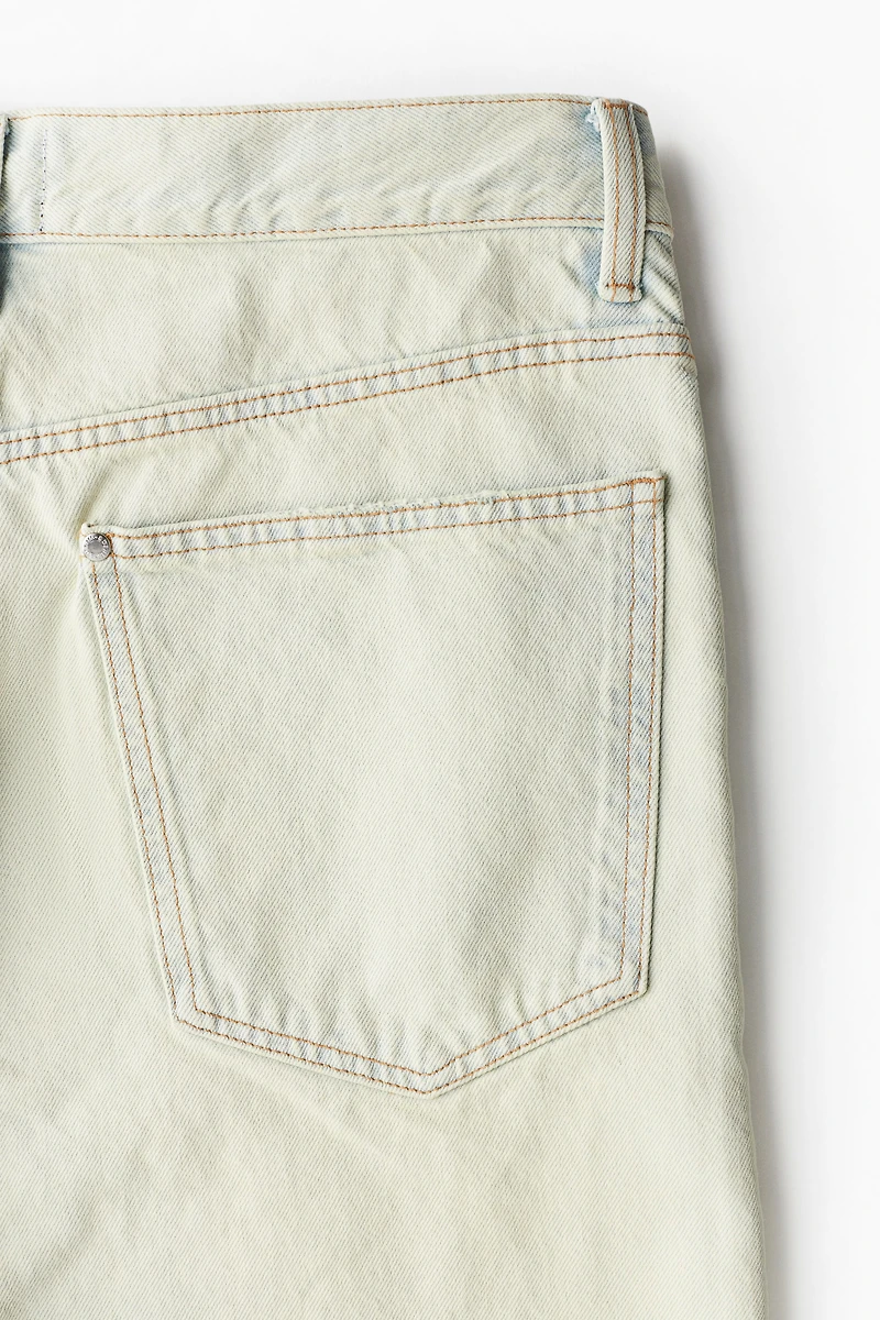 Short ample en denim