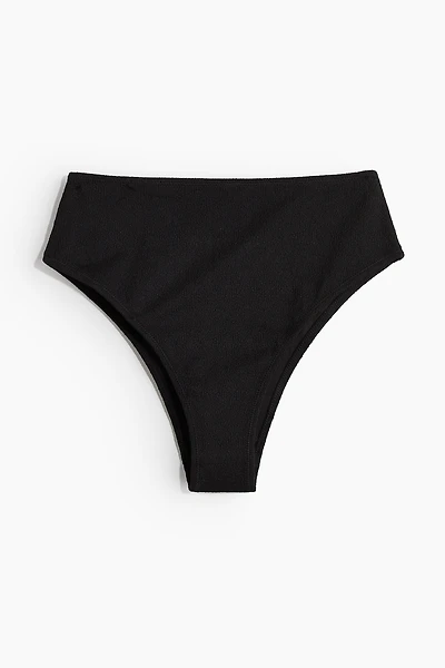 High Waist Cheeky Bikini Bottoms