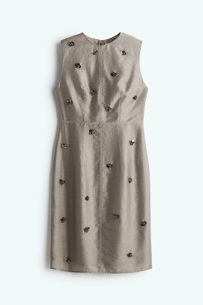 Embellished Pencil Dress