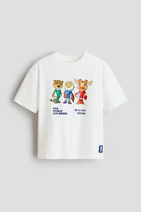 T-shirt grande taille imprimé