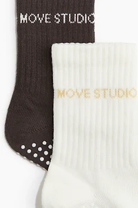 2 paires chaussettes de yoga