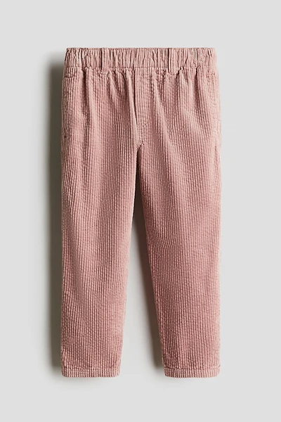 Pantalon en velours de coton côtelé