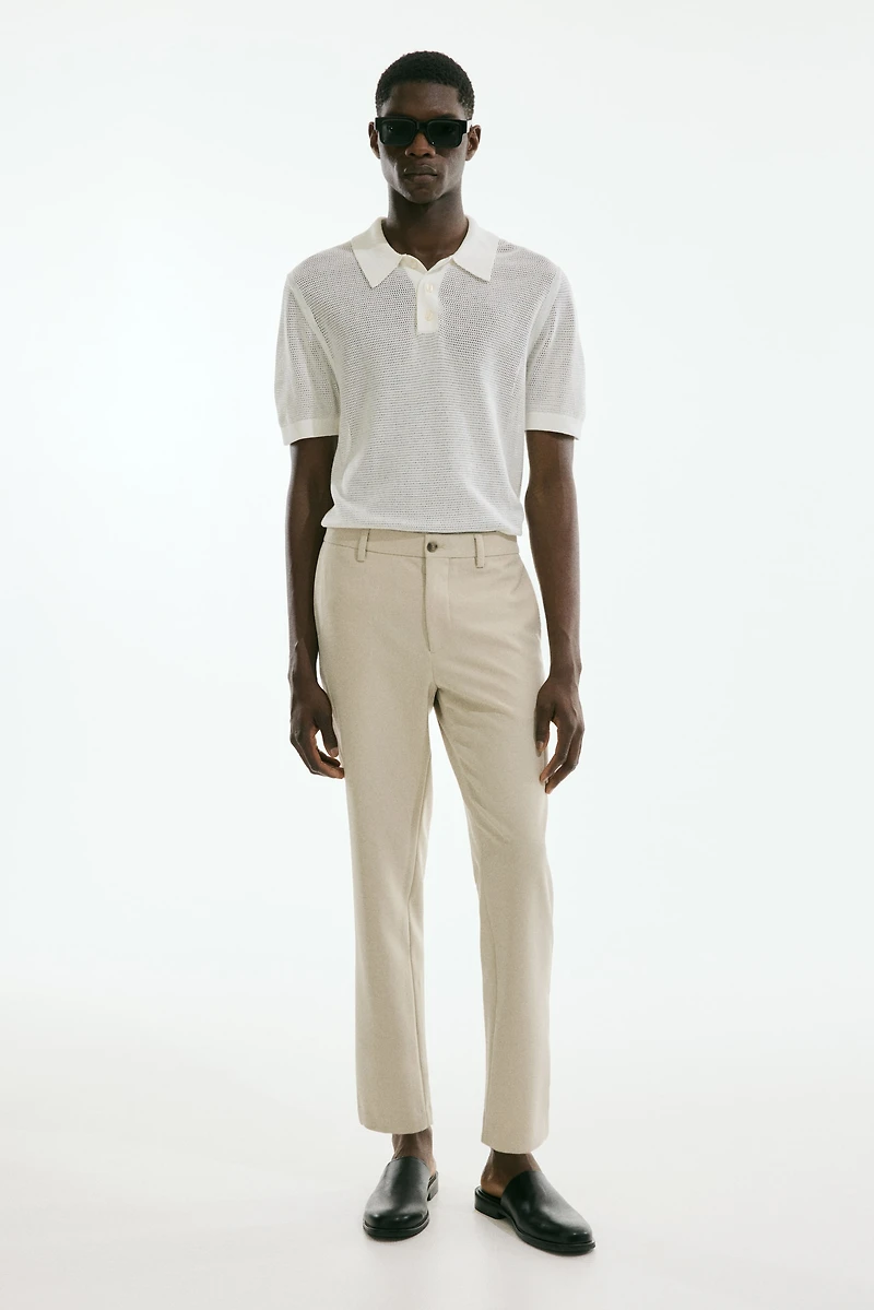 Slim-Fit Crop Pants