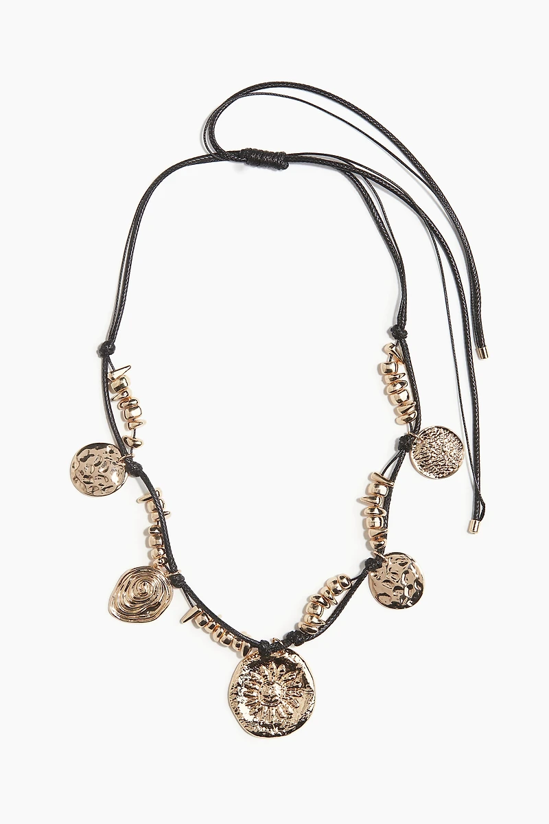 Cord Necklace with Pendant