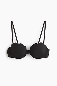 Padded balconette bikini top