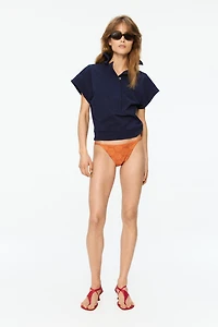 Printed Bikini Bottoms