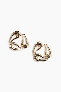 Boucles d'oreilles en forme de gouttes