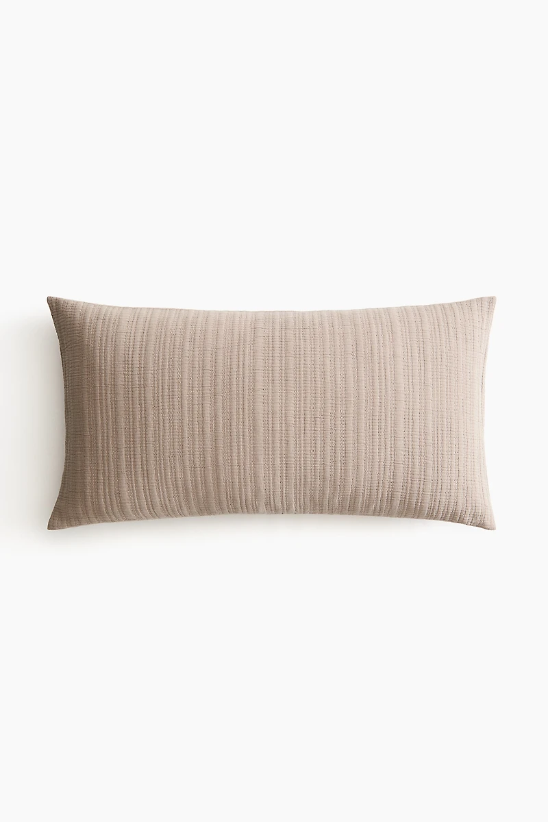 Quilted Cotton Cushion Cover