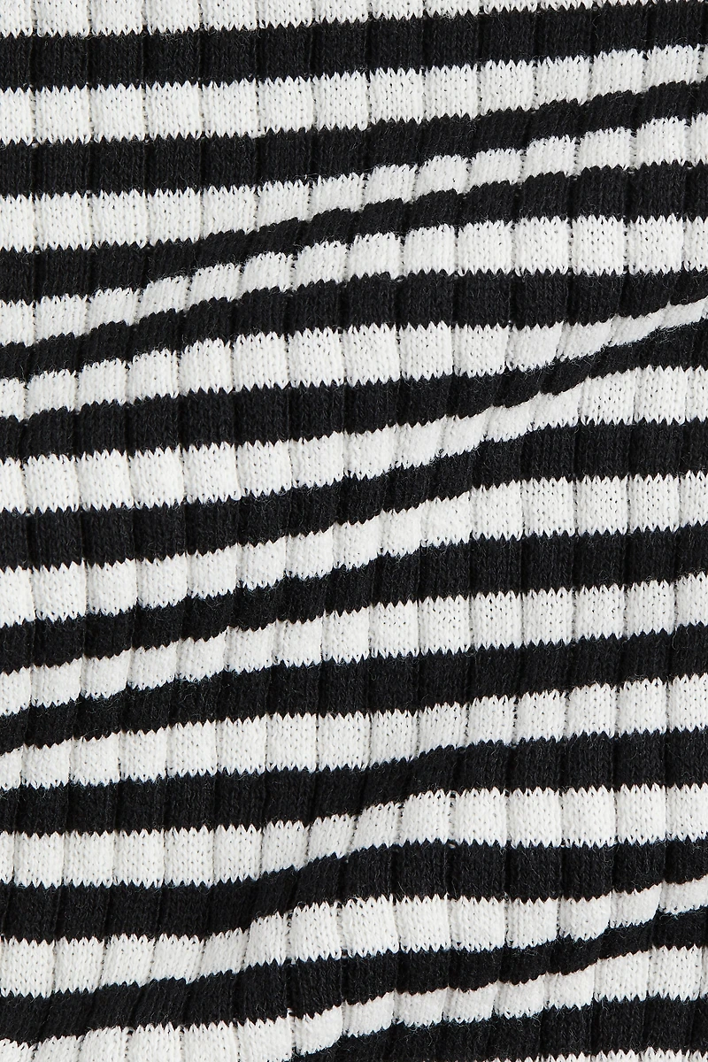 Rib-Knit Bodycon Dress