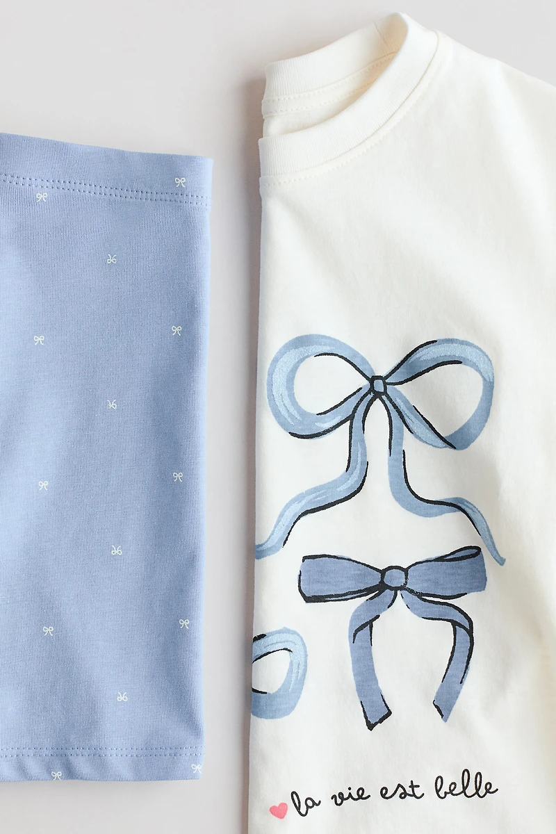 2-Piece Cotton Jersey Set