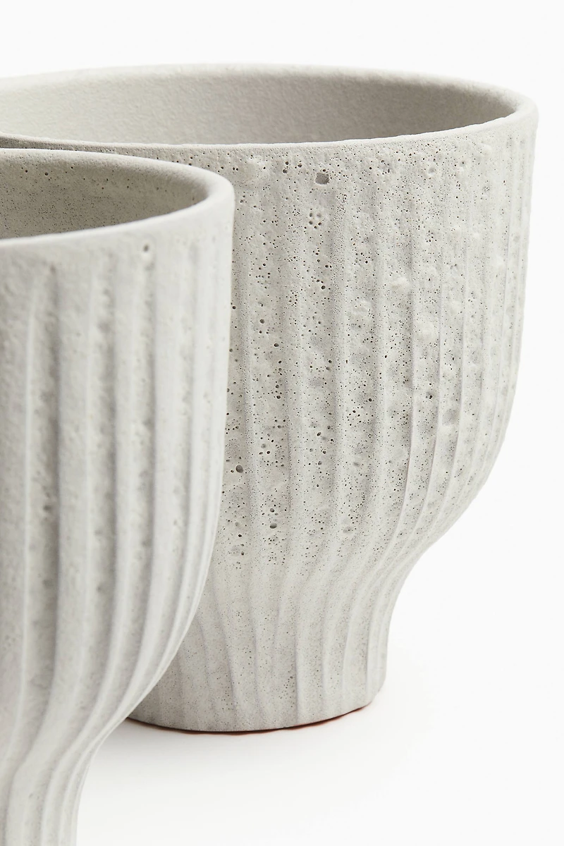 Grand cache-pot en terracotta