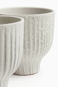 Grand cache-pot en terracotta