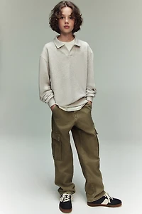 V-Neck Polo Shirt