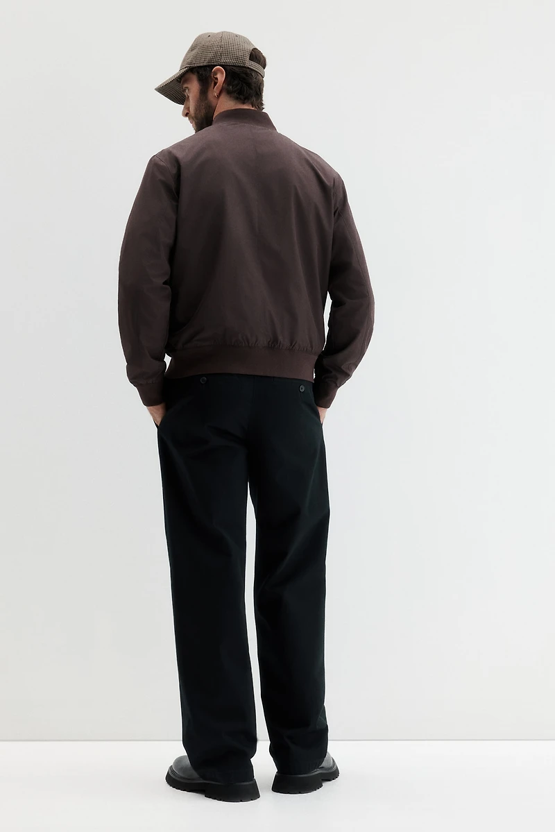 Regular-Fit Lightweight Bomber Jacket