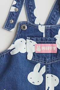 Robe salopette imprimée