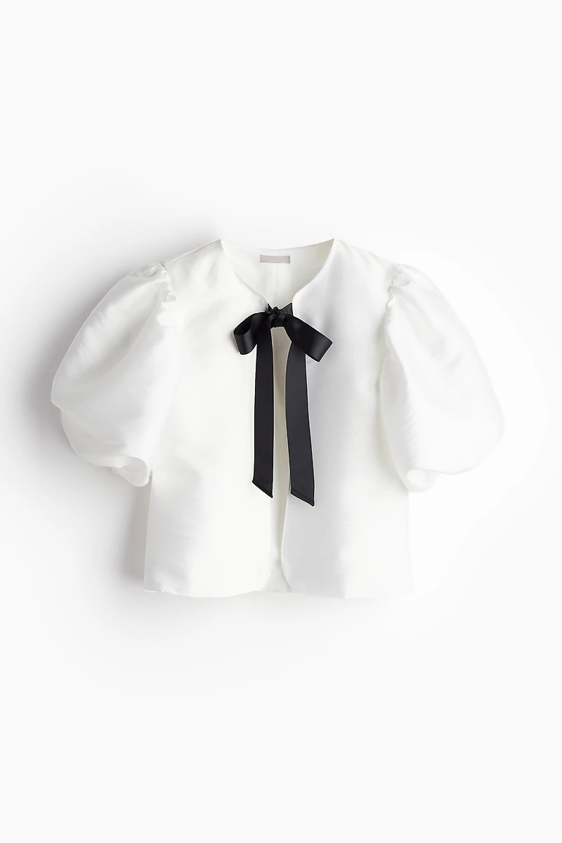 Blouse à manches ballon