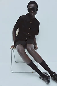Twill Shirt Dress