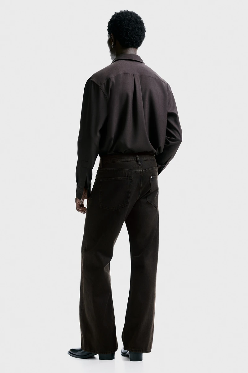 Jean décontracté coupe bottillon