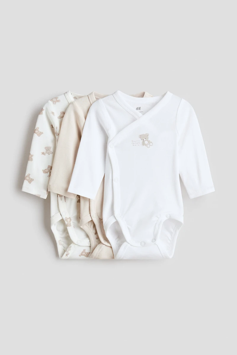 3-pack Wrapover Bodysuits