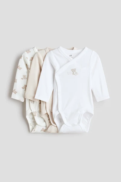 3-pack Wrapover Bodysuits