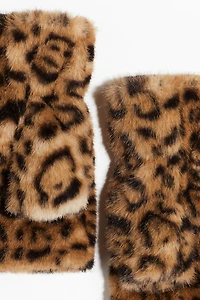 Fluffy Fingerless Gloves