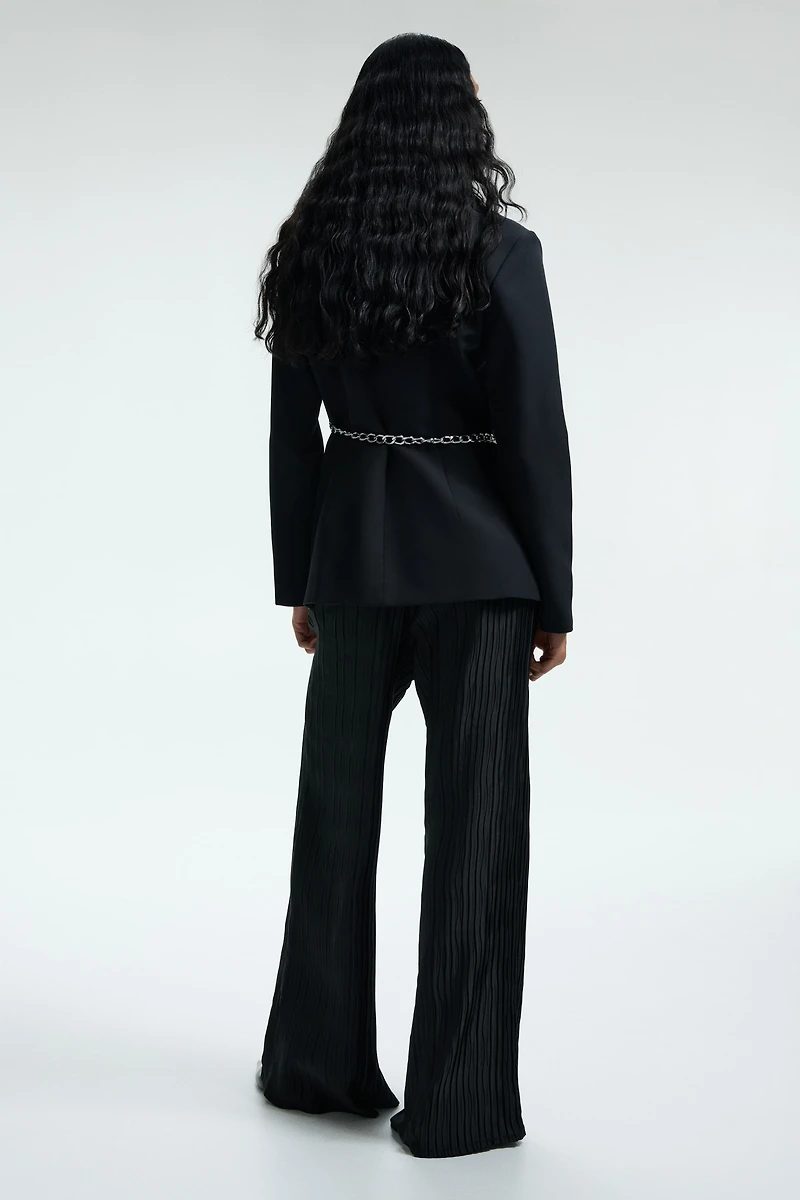 Crinkled Pull-On Pants