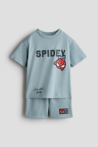 Ensemble 2 pièces imprimé