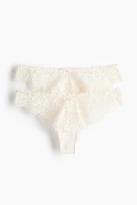 2-pack Lace Brazilian Briefs