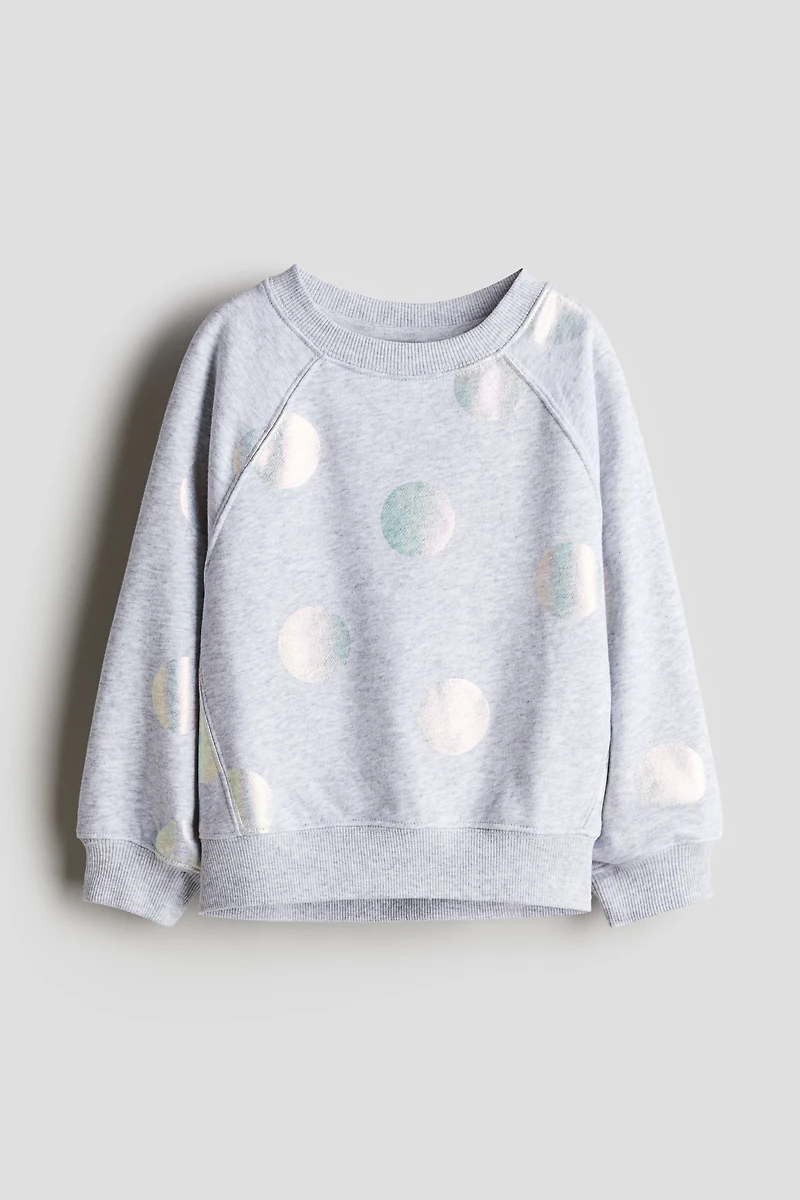 Foil-Print Sweatshirt