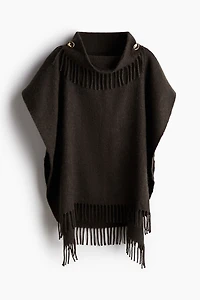 Fringe-Trimmed Cape
