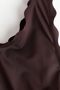 One-Shoulder Padded-Cup Swimsuit