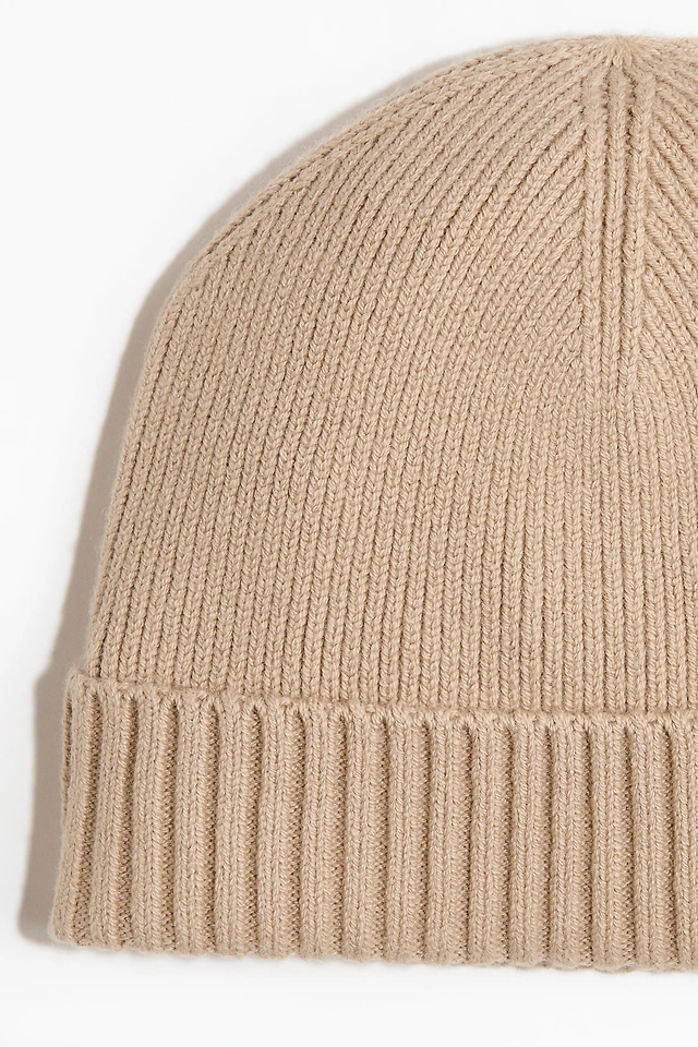 Rib-Knit Beanie
