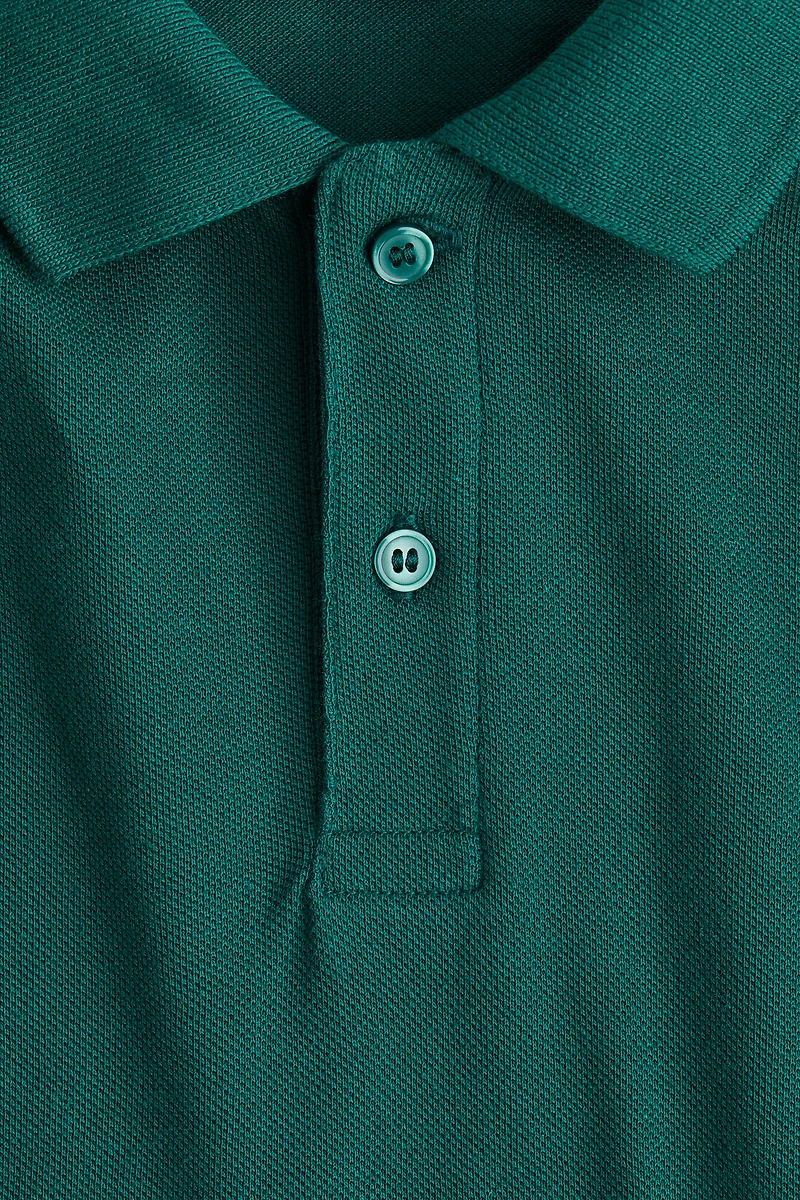 Cotton Pique Polo Shirt