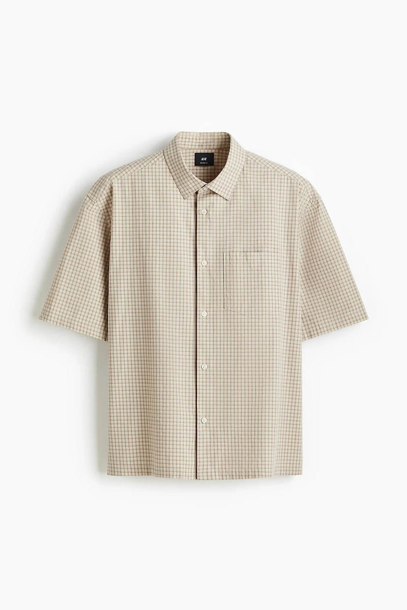 Relaxed-Fit Short-Sleeved Shirt