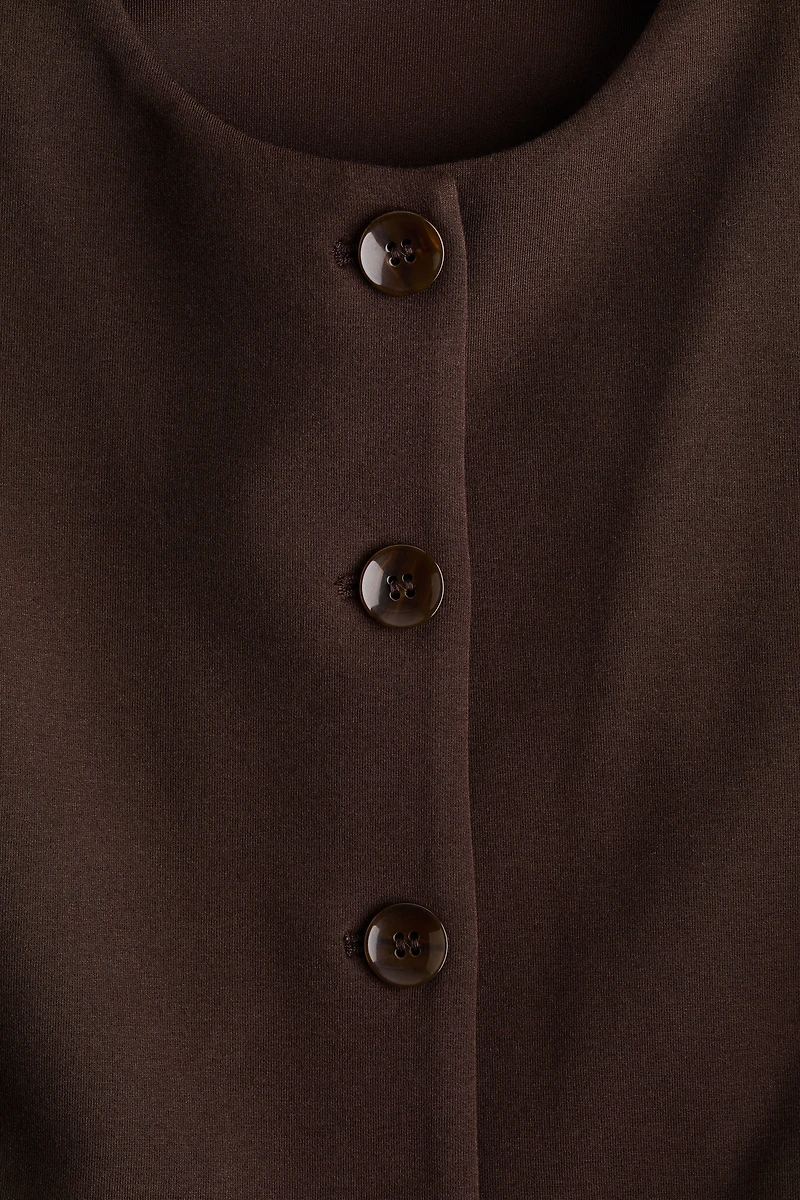 Veston sans col en scuba