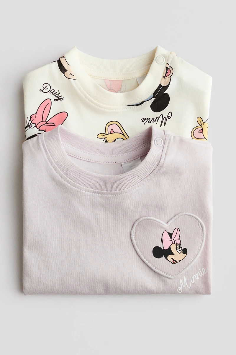 2-Pack Printed Cotton T-Shirts