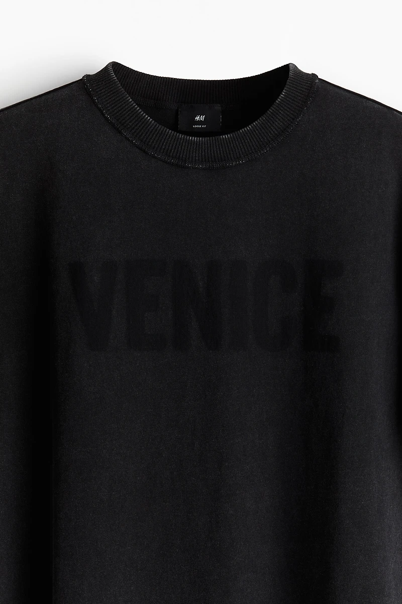 Loose-Fit Printed T-Shirt