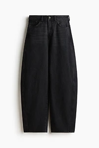 Barrel-Leg High-Waist Jeans