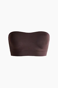 Soutien-gorge bandeau coussiné sans coutures