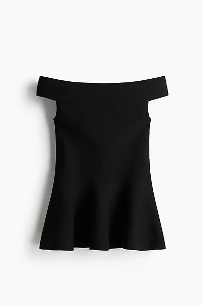Off-the-Shoulder Peplum Top